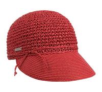 Seeberger Casquette Uni Rollable Crochet Casquette D'Ete Visiere pour Le Soleil (Taille Unique - Rouge)