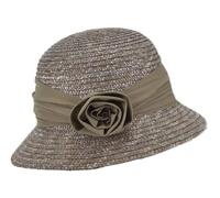 Seeberger Chapeau de soleil pour femme, Olive, Taille M