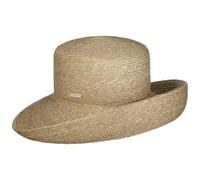 Seeberger Chapeau Isabelle en Paille Femme - Cloche pour a Rabat Printemps-ete Ete - Taille Unique Olive Clair