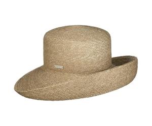 Seeberger Chapeau Isabelle en Paille Femme - Cloche pour a Rabat Printemps-ete Ete - Taille Unique Olive Clair