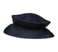 Seeberger Chapeau Sisal Chapeau pour Femme Chapeau de Voyage (Taille Unique - Bleu)