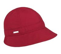 Seeberger Chapeau Cloche Uni Anti-Rain Chapeau d'exterieur Chapeau pour Femme (Taille Unique - Rouge)