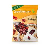 Seeberger Cranberries sucrées du Canada coupées en deux, 125g