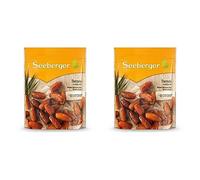Seeberger Dattes : Dattes au goût de miel à la chair crémeuse - pour sucrer naturellement les plats - dénoyautées, séchées et non soufrées - sans ajout de sucre (1 x 200 g) (Lot de 2)