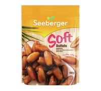 Seeberger Dattes moelleuses dénoyautées : dattes sucrées et tendres "Deglet Nour" avec une note chaude de miel - séchées & pasteurisées - sans sucre ajouté, vegan (1 x 200 g)