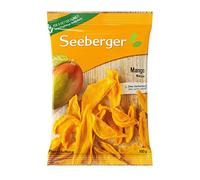 Seeberger Mangue : Lamelles de mangues séchées mûries au soleil - fruitées et exotiques - sans sucre ajouté - encas énergétique, vegan (1 x 100 g)