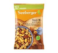 Seeberger Mélange de collation torréfié et salé, mélange de noix (1 x 125 g)