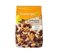 Seeberger Mendiant de luxe : mélange classique de noix et de fruits secs composé de noisettes décortiquées, amandes, noix et noix de cajou, raisins secs - riche en vitamine E, vegan (1 x 1 kg).