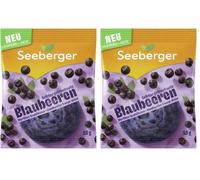 Seeberger Myrtilles lyophilisées, 15 g (Lot de 2)