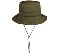 Seeberger Sympatex Chapeau de pêcheur avec mentonnière en tissu Chapeau de pluie Chapeau de pêcheur Chapeau d'extérieur Bocket Hat Femme/Homme - Automne-Hiver Automne Hiver, Olive, L