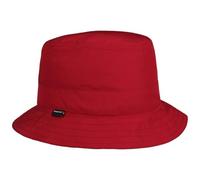 Seeberger Sympatex Chapeau de pêcheur en tissu Chapeau de pluie Chapeau de pêche Chapeau d'extérieur Bocket Hat Femme/Homme - Avec doublure Automne-Hiver Automne Hiver, rouge, S