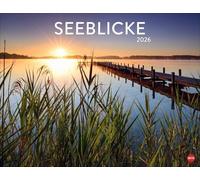Seeblicke Posterkalender 2026: Großer Wandkalender 2026, mit Naturaufnahmen, die den Alltag vergessen lassen. Hochwertiger Foto-Kalender im Großformat.