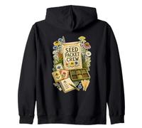 Seed Packet Crew Plantes Natives Jardin Tri des Graines Sweat à Capuche