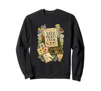 Seed Packet Crew Plantes Natives Jardin Tri des Graines Sweatshirt