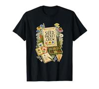 Seed Packet Crew Plantes Natives Jardin Tri des Graines T-Shirt
