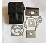 SEEDDFF Silencieux d'échappement for 40-5 430 Cylindre carburateur Joint Ensemble débroussailleuse Coupe Gazon remplacer la pièce d'outil