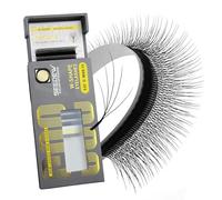 SEEDEW Vaporeux 5D Extensions de Cils, 0,07mm D Curl MIX8-15mm 12 Rangées/Plateau, Forme W, Greffe Cils Volume PBT pour Lash Tech, Artiste, Salon de Beauté(Wispy 5D-Noir-0,07-D-MIX8-15mm)