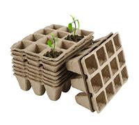 Seedling Pots, 10Packs Biodegradable Paper Pulp Plant Starter Cups