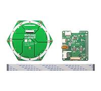 Seeed Studio ReSpeaker Kit de micro circulaire 6 micros avec 2 puces ADC et 1 puce DAC pour Raspberry Pi prend en charge 8 canaux d'entrée et 8 sorties