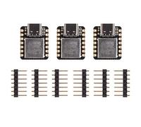 seeed studio Seeeduino Xiao Lot de 3 cartes d'expérimentation basées sur SAMD21Cortex M0+, 100 % compatible avec Arduino IDE, montage sur platine d'expérimentation USB de type C