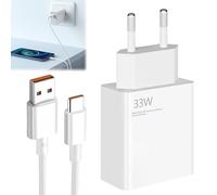 Seefey Chargeur pour Charge Rapide,33W Chargeur Rapide avec Cable USB C Compatible avec 12/10T/13T/14T/11 Lite/Pad 7 Pro Note 11/12/13/14 POCO X7 Pro/M5/F2/X6/F3 2M