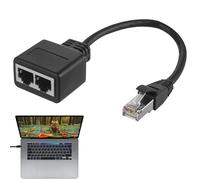 Seefey Repartiteur Cable Ethernet RJ45,1 vers 2 Câbles Adaptateur,Doubleur RJ45 pour Câbles Cat5,Cat5e,Cat6,Cat7