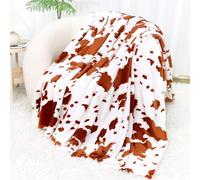 SEEGU Couverture en Polaire Douce, légère et Confortable, en Flanelle Chocolat, Jolie Couverture Cadeau pour Femmes, Filles, garçons, Hommes, Adolescents