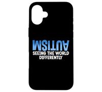 Seeing The World Differently Autism Awareness Coque pour iPhone 16 Plus