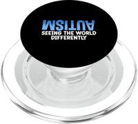 Seeing The World Differently Autism Awareness PopSockets PopGrip pour MagSafe