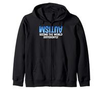 Seeing The World Differently Autism Awareness Sweat à Capuche