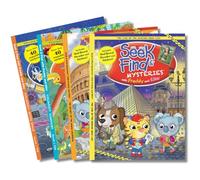 S ind with Freddy and Ellie, 4 Book Set. Includes Dinosaurs, Outer Space, The Case of the Missing Mona Lisa, and The Secret of the Roman Colosseum