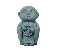 SEEK RARE Mini statue de Bouddha en grès - Statue de moine zen priant - Sculptures pour richesse et chance - Décoration Feng Shui, maison, aquarium, jardin (style 11)