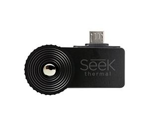 Seek Thermal XR - UT-EAA Caméra Thermique Compact XR avec Connecteur Micro USB/Etui étanche pour XR - Extended Range/Appareils Android Noir