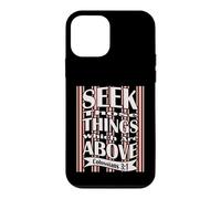 Seek Things Which are Above, KJV Bible Verse Coque pour iPhone 12 Mini