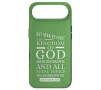 Seek Ye First The Kingdom of God Matthieu 6 33 Coque pour iPhone Air