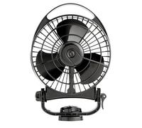 SEEKR BORA II Ventilateur de cabine 12/2 V - Ventilateur DC 3 vitesses pour bateau et camping-car - Compact, silencieux et économe - Commande tactile - Noir