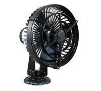 SEEKR Kona™ Ventilateur 24 V résistant aux intempéries. Prise d'allumeur. Noir. Fabriqué au Canada.
