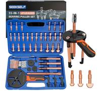 SEEKSELF Kit d'extracteur de roulement 55 en 1, extracteur de roulement pour trou borgne, outil de séparation de roulement intérieur et extérieur, outil de retrait de roulement interne, outil de