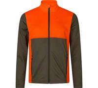Seeland Elliot Veste polaire Pine green/Hi-Vis orange XL