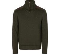 Pull tricoté col camionneur coupe-vent Seeland Haze en mérinos Grizzly brown L