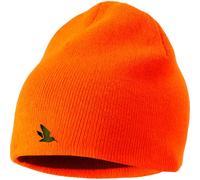 Seeland Ian Reversible Beanie Hat Hi-vis Orange/Pine Green