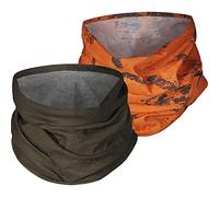 Seeland Neck Gaiter 2-Pack Pine Green/InVis Orange Blaze
