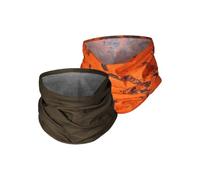 Seeland Neck Gaiter 2-Pack Pine Green/InVis Orange Blaze