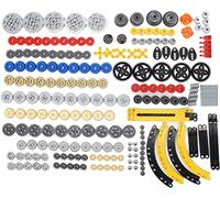SEEMEY 233PCS Gear Set Compatible avec Les pièces Lego Technic, Pack d’Assortiment d’Engrenages (Bras de Levage, Broches, essieux, connecteurs) pour la Construction Technique (Jeu d’Engrenages)