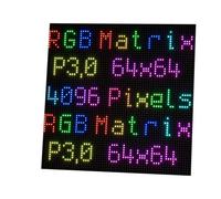 SeenGreat Panneau matriciel LED RVB 64 x 64 mm Full Color pour Raspberry Pi 4B+ 4B 3B+ 3B 2B+ Zero W WH 2 W Pico ESP32 Ardui 3 mm Pitch 4096 LED