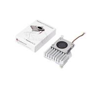 SeenGreat Refroidisseur actif officiel pour Raspberry Pi 5 avec ventilateur de refroidissement thermique contrôlé par la température en aluminium