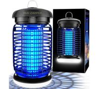 seenlast Lampe Anti Moustique, Tue Mouche Electrique 4200V 15W UV Tueur d'Insectes Électrique Anti Insectes Répulsif Efficace Portée 140m² pour Intérieur et Extérieur (avec éclairage LED)