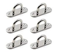 SeeRaphee M5 Ancrage résistant de crochet de mur de plafond 5mm 3/16" acier inoxydable 304 (6 Pièces)