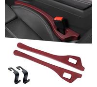 Seeroze Lot de 2 combleurs d'espace pour siège de voiture, camion, SUV, comble l'espace entre le siège et la console (rouge, 2 pièces)