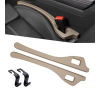 Seeroze Lot de 2 combleurs d'espace pour siège de voiture, camion, SUV, comble l'espace entre le siège et la console (beige, 2 pièces)